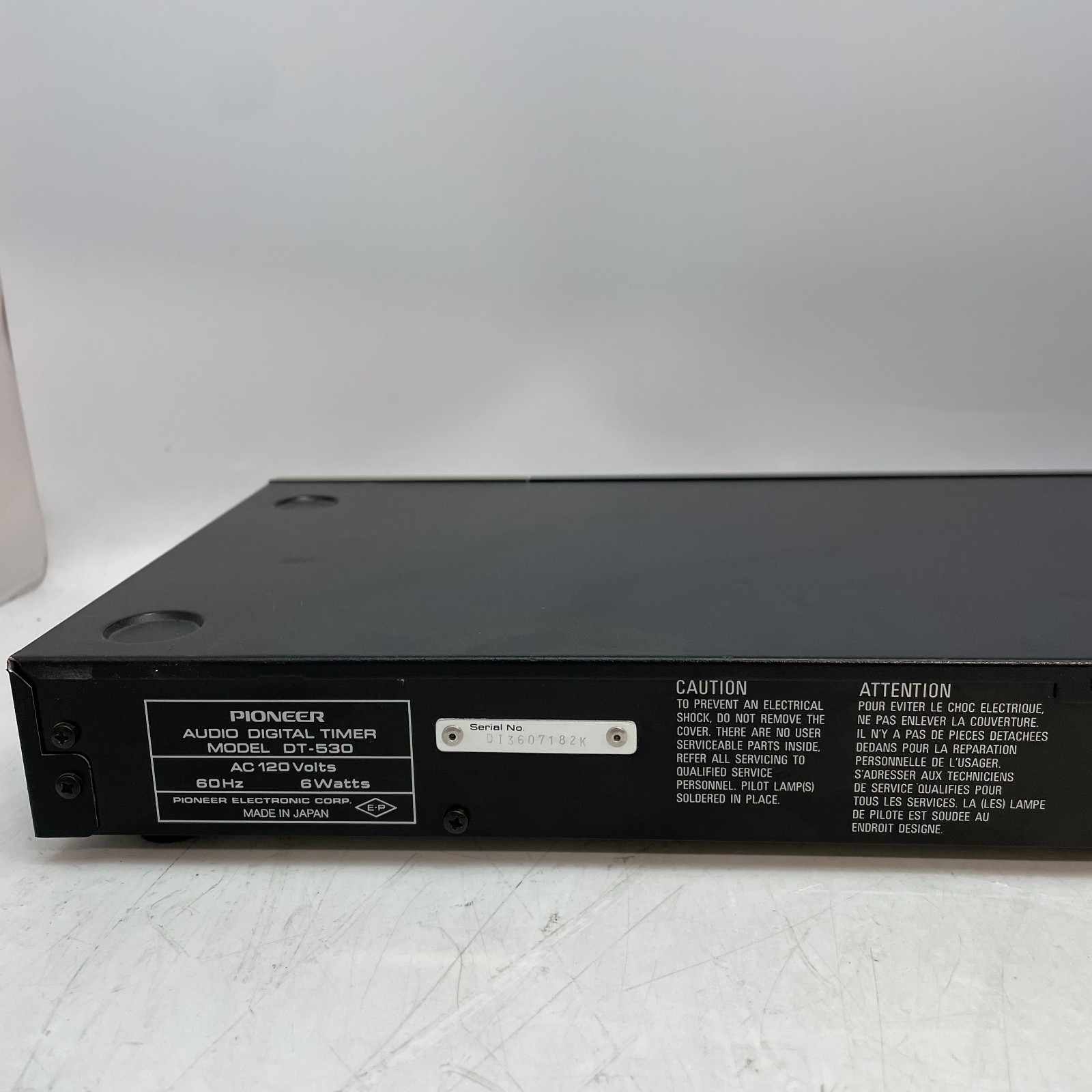 Pioneer DT-530 Audio Digital Timer POWERS ON TESTED