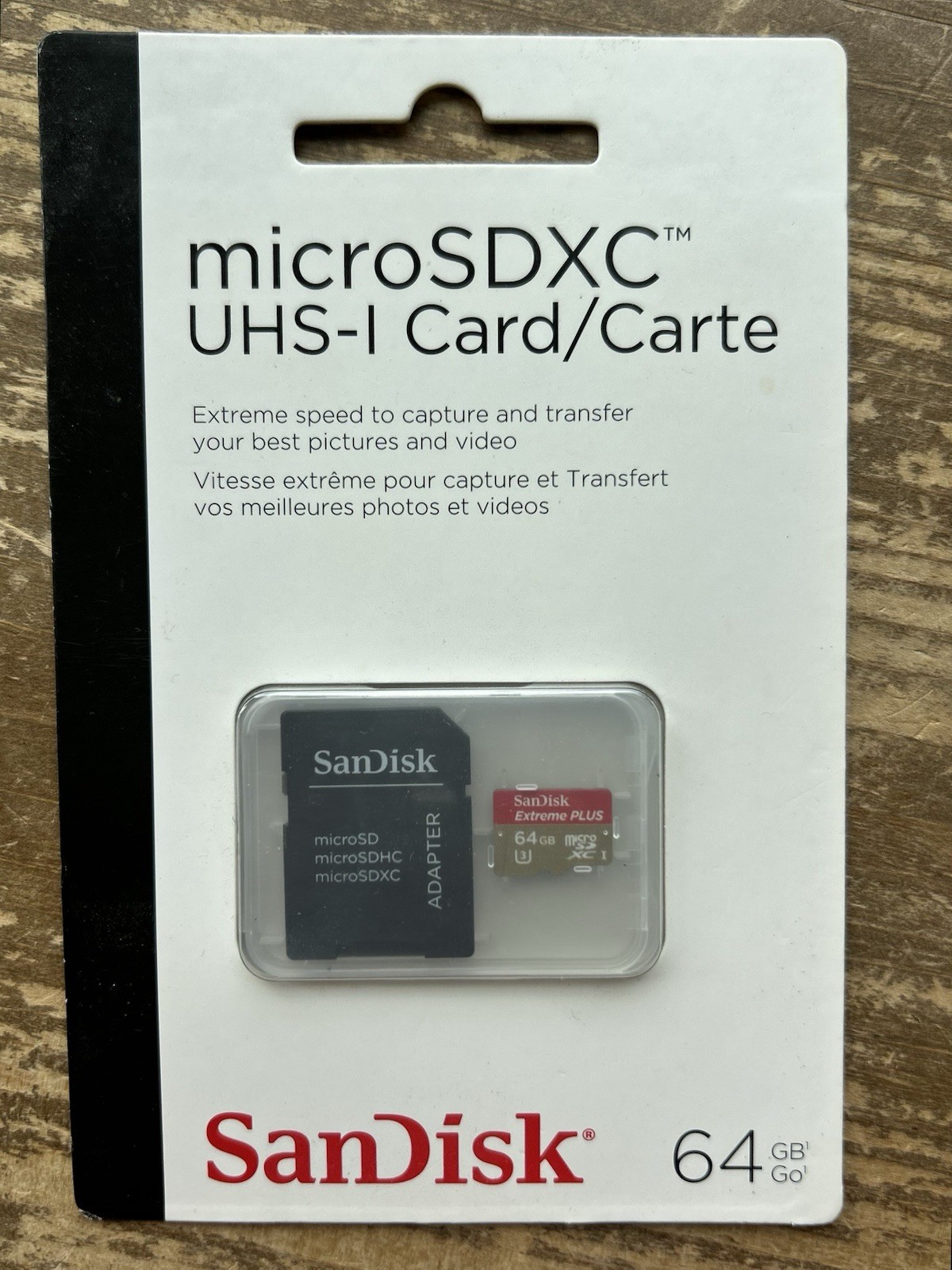 NEW SanDisk Ultra 64GB - microSDXC UHS-I Memory Card with Adapter