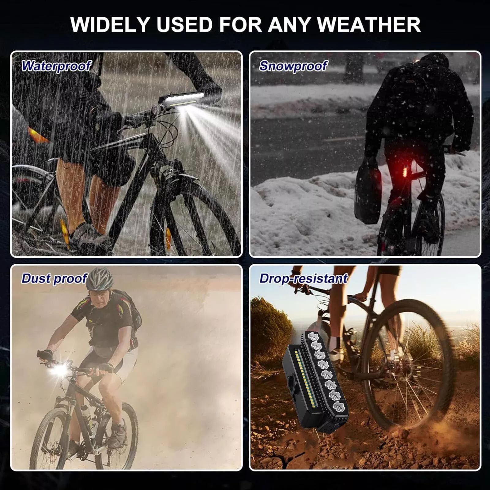 8*LED+20*SMD Lamp Core Bicycle Front Headlight Super Bright LED Bike Light