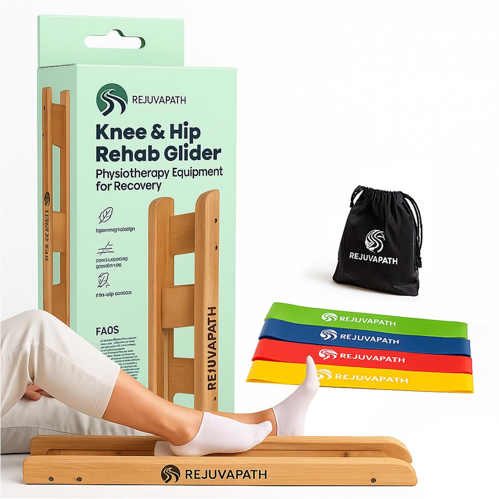 Knee & Hip Rehab Glider – Physiotherapy Equipment for Stroke Rehab, Recove