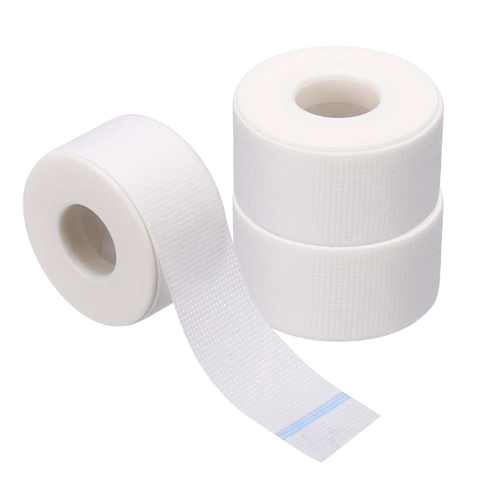 1in x 9.84yd Eyelash Tape, 3 Rolls Eye Lash Tape Silicone Breathable, White