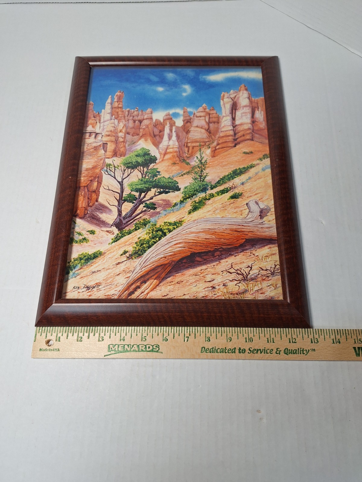 Dessert Mountainside Print, Peru, Med, Framed In U.S.A