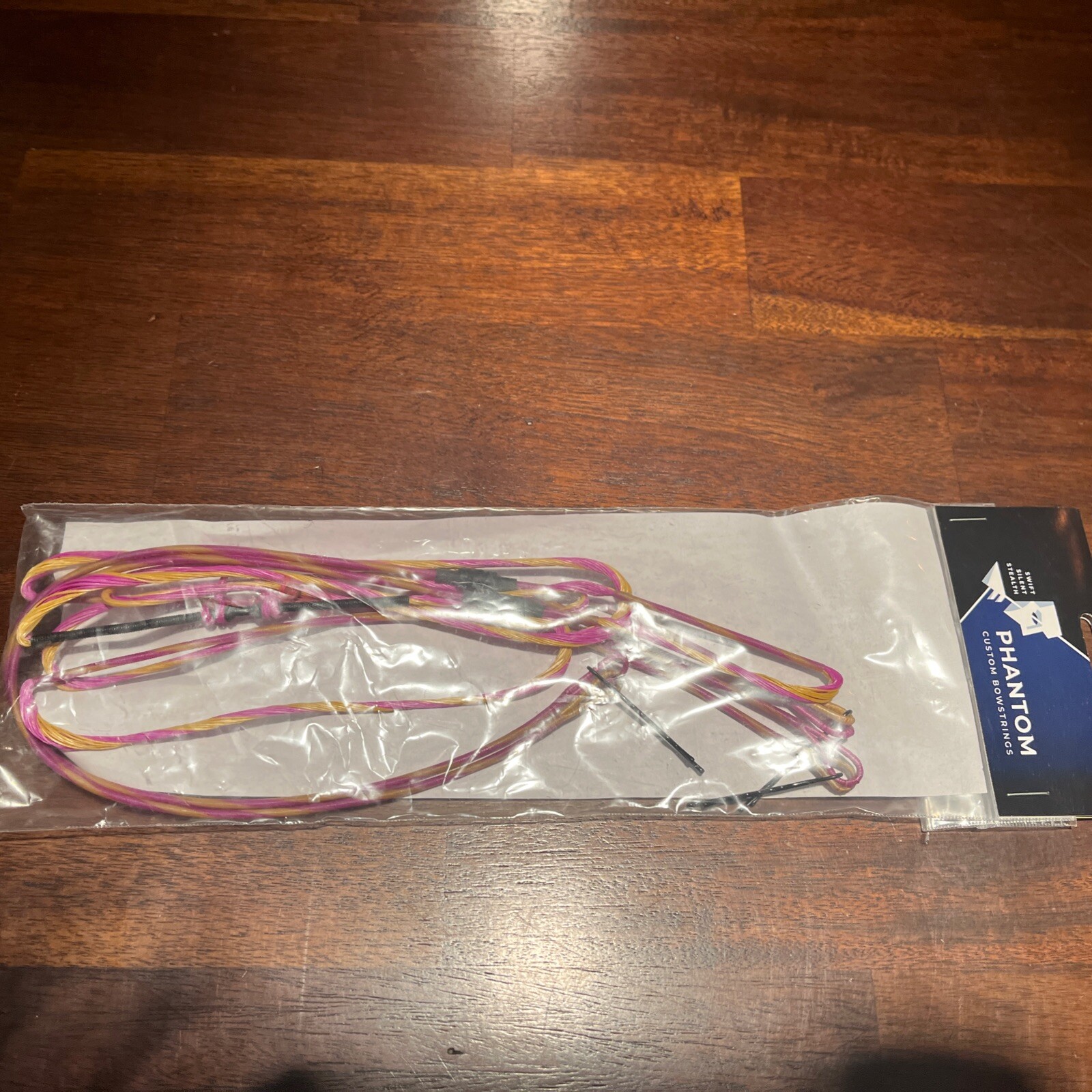 Bowtech Carbon Rose Phantom Custom Bowstring String Set Gold Magenta Colored