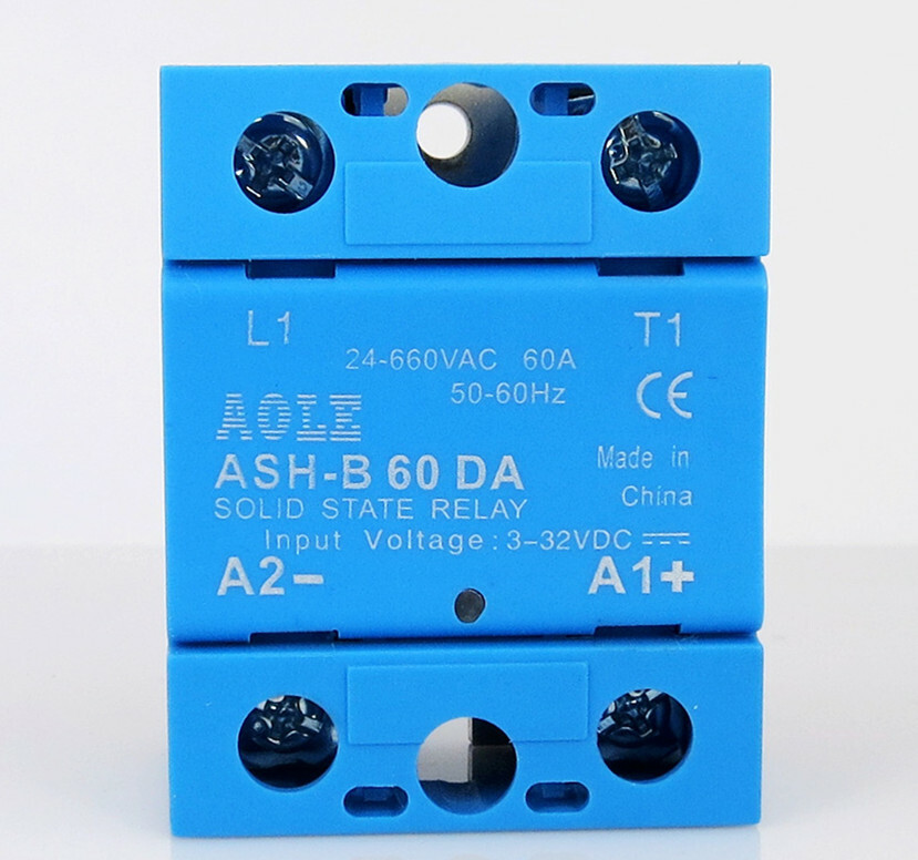 Single-phase solid state relay small ASH-B 60DA metal backplane DC-AC 660V