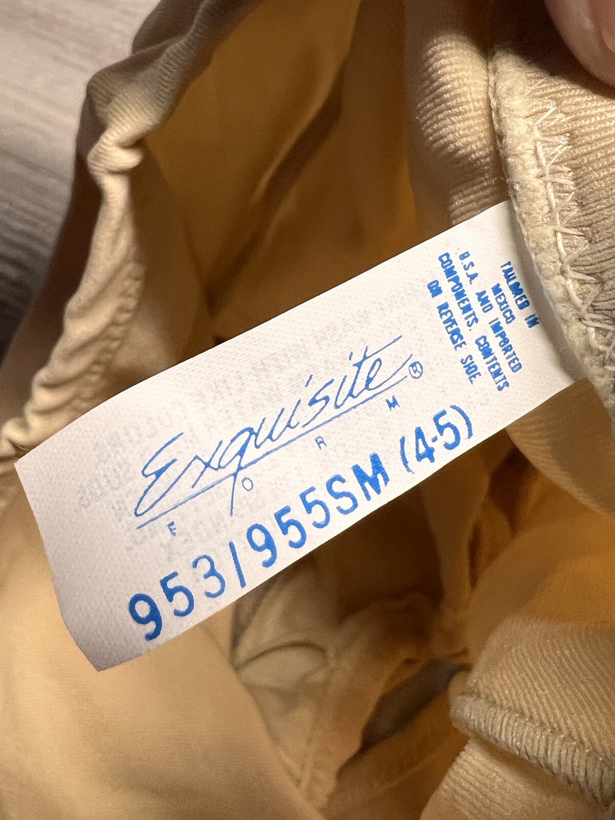 Vintage Tummy Control Slimming Full Coverage Panties Exquisite Form Size 4-5 #7