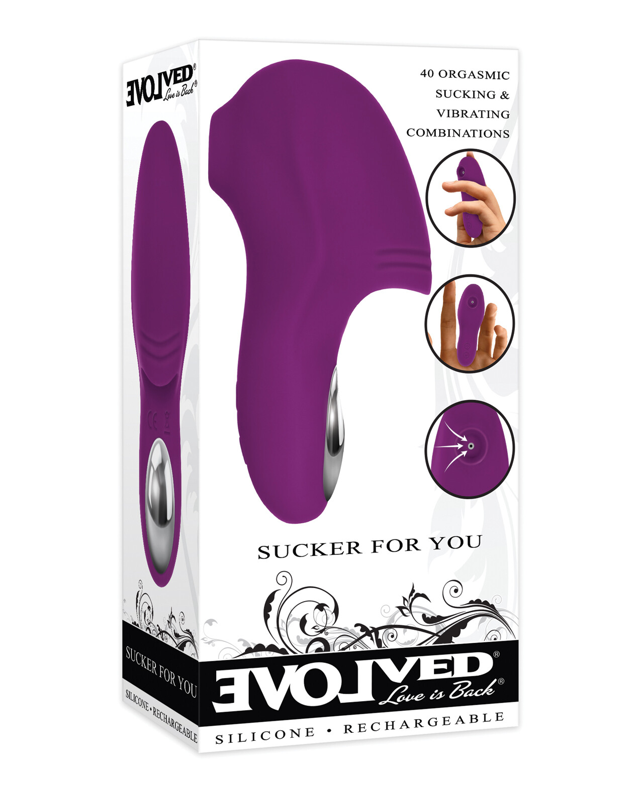 Evolved Sucker For You Finger  - Purple