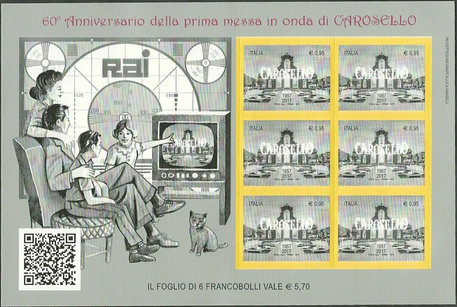 Italy Republic - Carousel Minifoglio