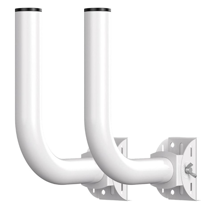 Puente inalámbrico universal para montaje en poste o pared, pack doble exterior