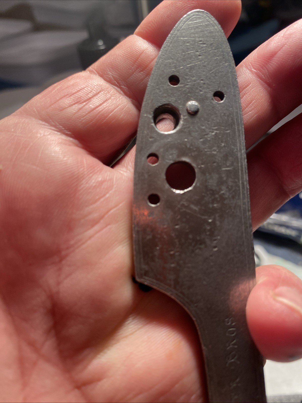 Replica Boxed Springfield Muzzleloader Lock Plates.