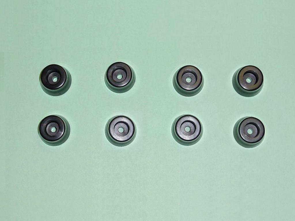 8 Vintage Audio Replacement Feet (New, USA) Pioneer Fisher Marantz Sansui Scott