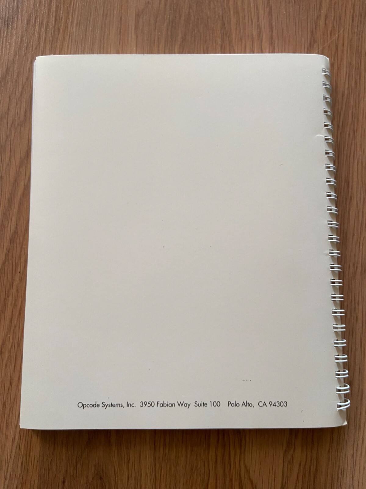Opcode OMS Manual