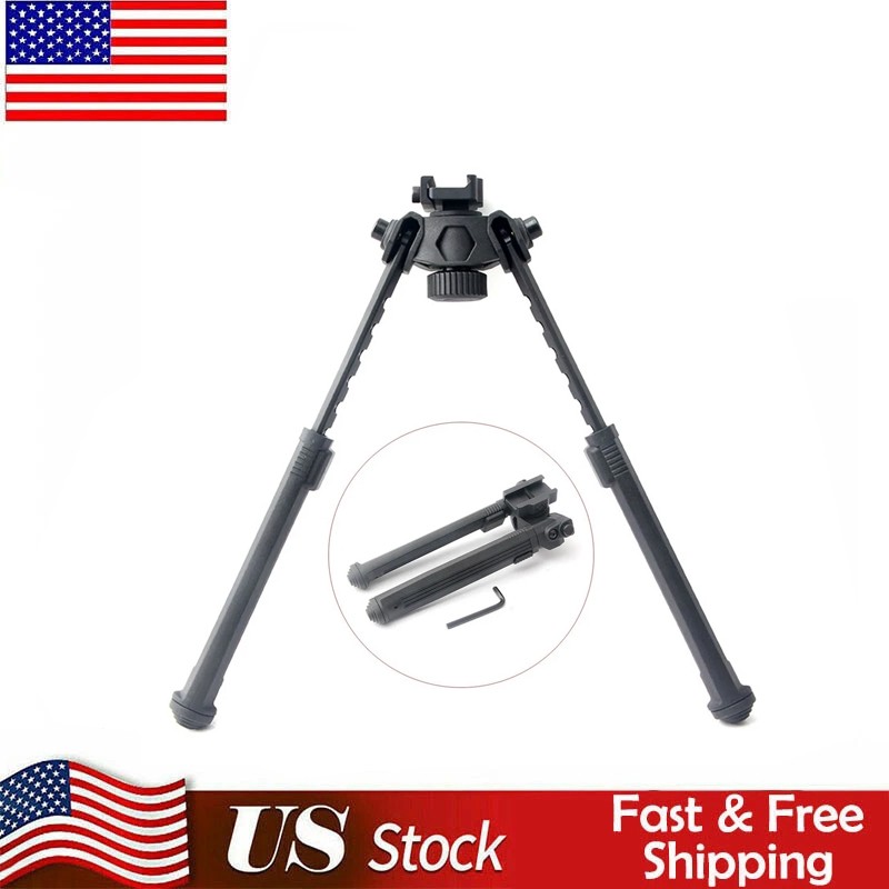 Tactical Adjustable Bipod Rustproof Structure, US Stock Shipping For Outdoor