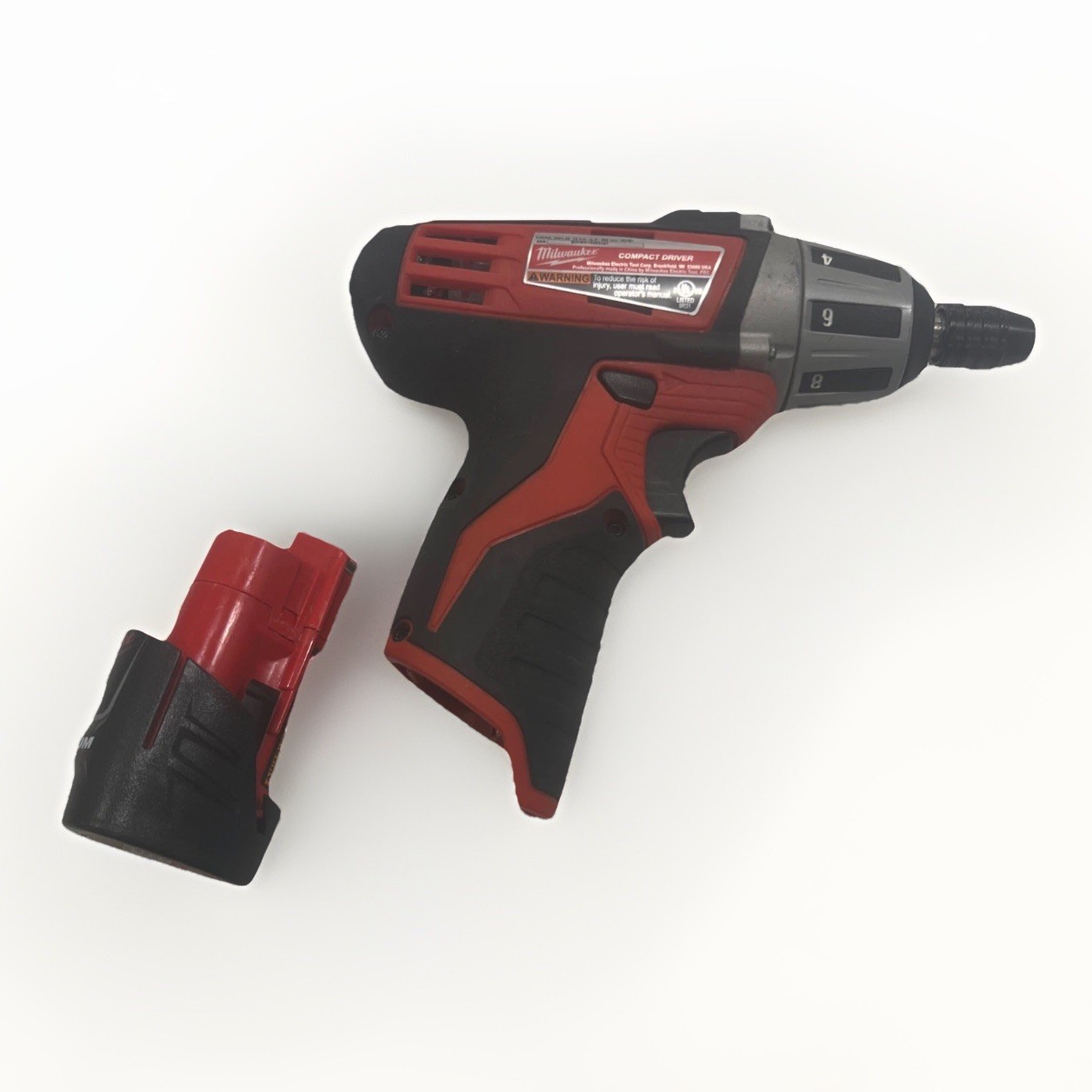 Milwaukee Drill Hex Driver 2402-20 M12 FUEL 12V 1/4" 2-Speed +Rem.Battery VIDEO