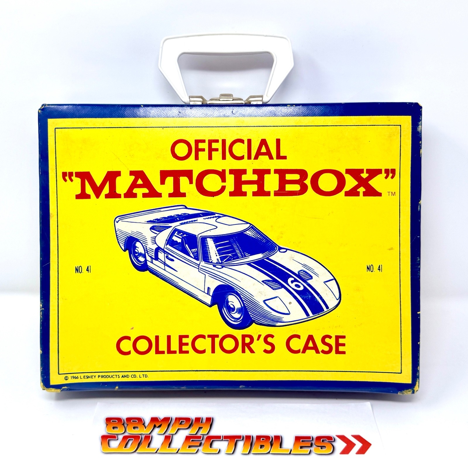 Very Nice 1966 No. 41 Official MATCHBOX LESNEY 48 Cars Collectors Case EMPTY