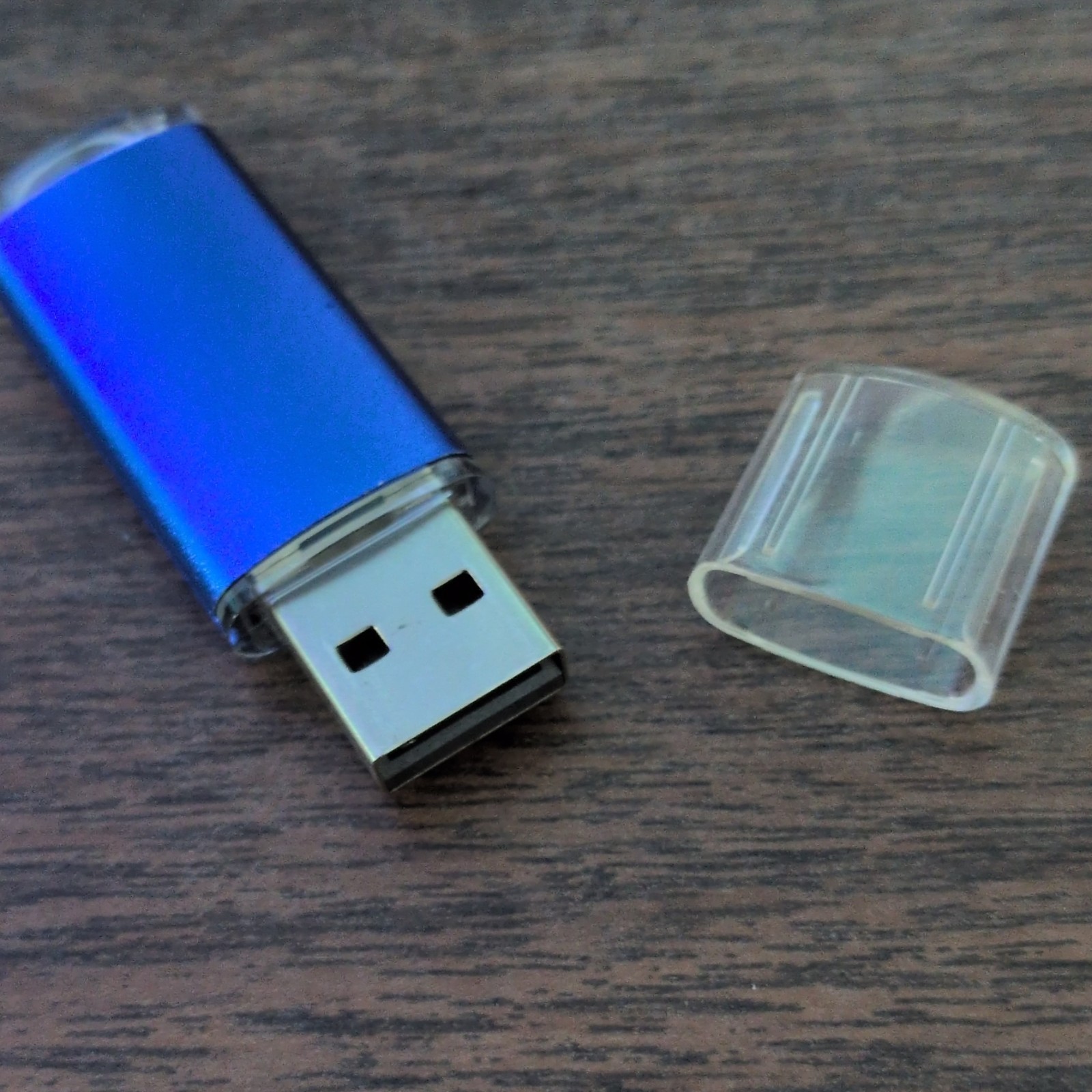 Blue 32gb USB 2.0 Flash Drive Thumb Drive USB Interface with Clear Cap