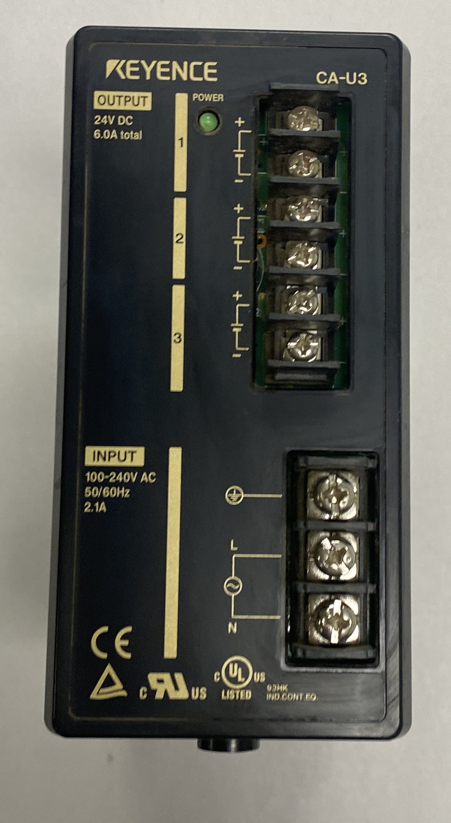 KEYENCE,CA-U3,POWER SUPPLY