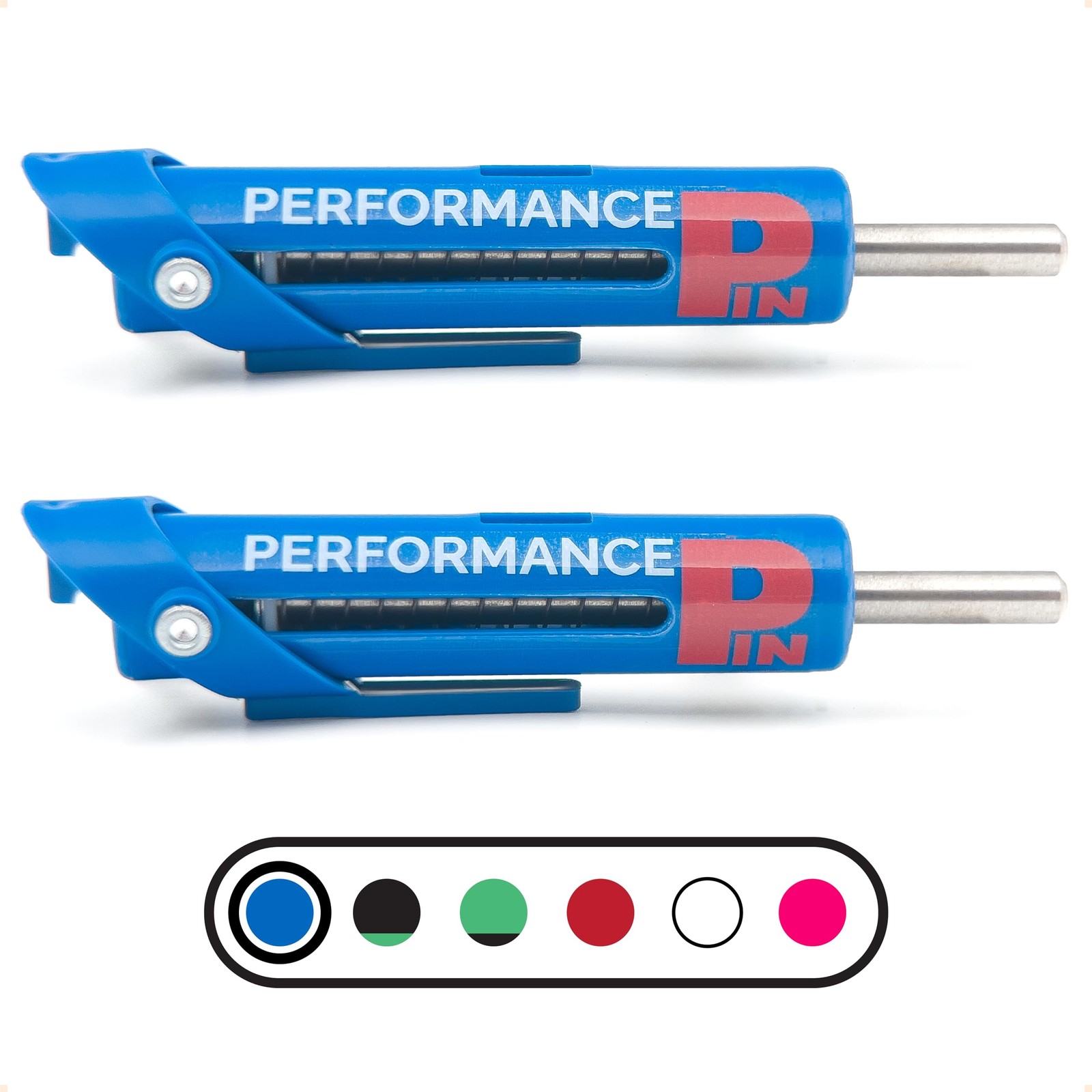 PERFORMANCE PIN The Original Drop Set Pins for Gym | One 5/16" Diameter, BLUE