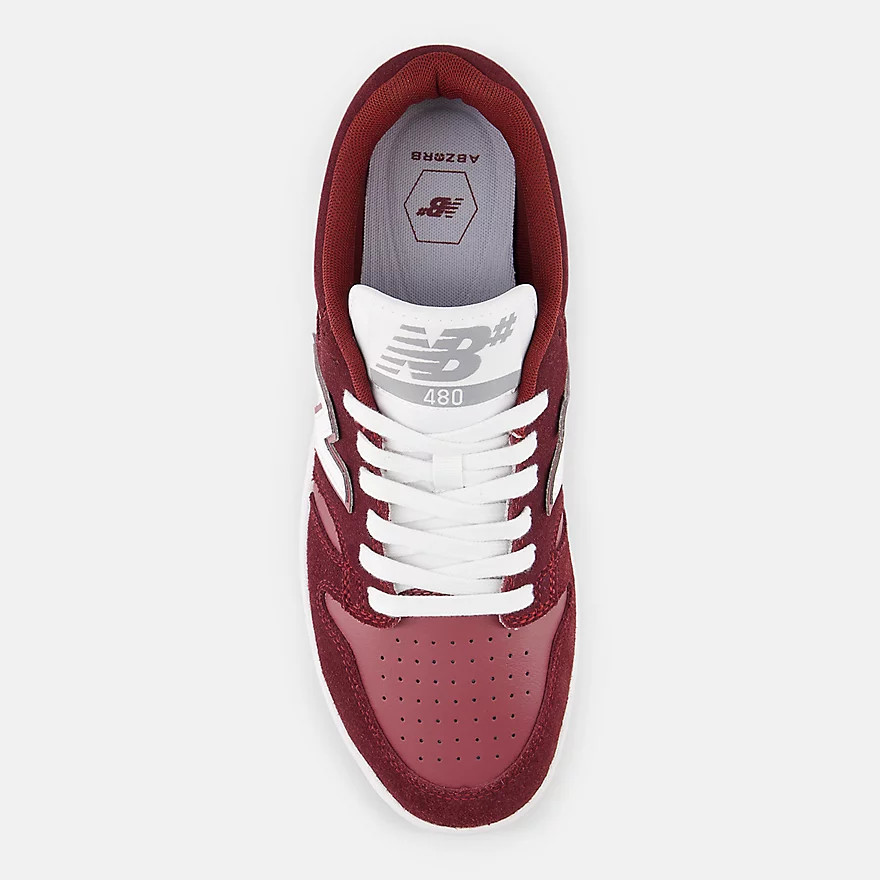 New Balance NB Numeric 480 NM480BEE Burgundy Width D Lifestyle Shoes