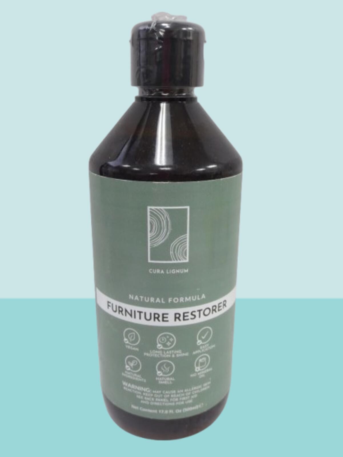 CURA LIGNUM FURNITURE RESTORER ALL NATURAL FORMULA 17 OZ SEALED