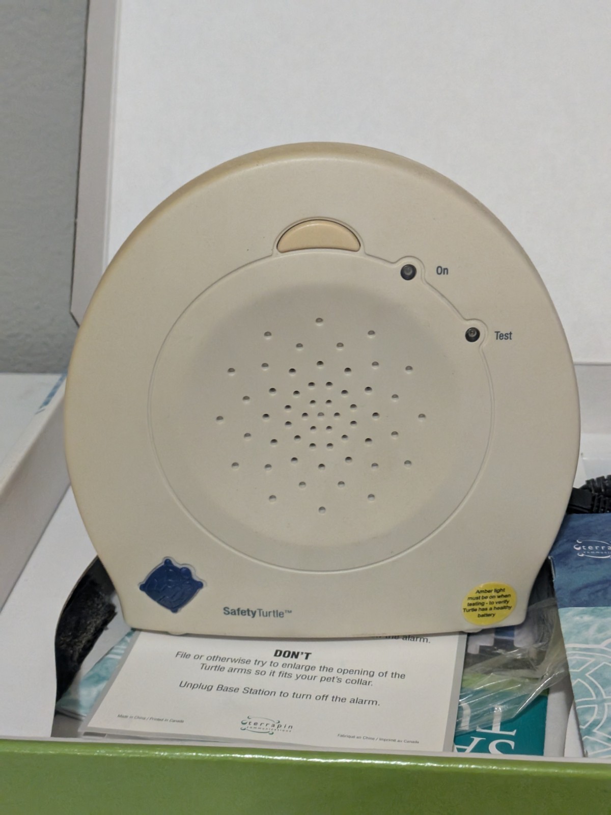 Safety Turtle B102 Pool Alarm Base Station & 2 Turtle Receptacles