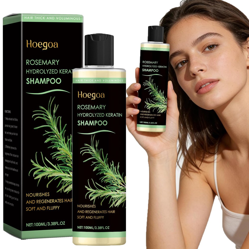 Organic Rosemary Hair Growth Shampoo, Natural Thickening & Strengthening Shampoo