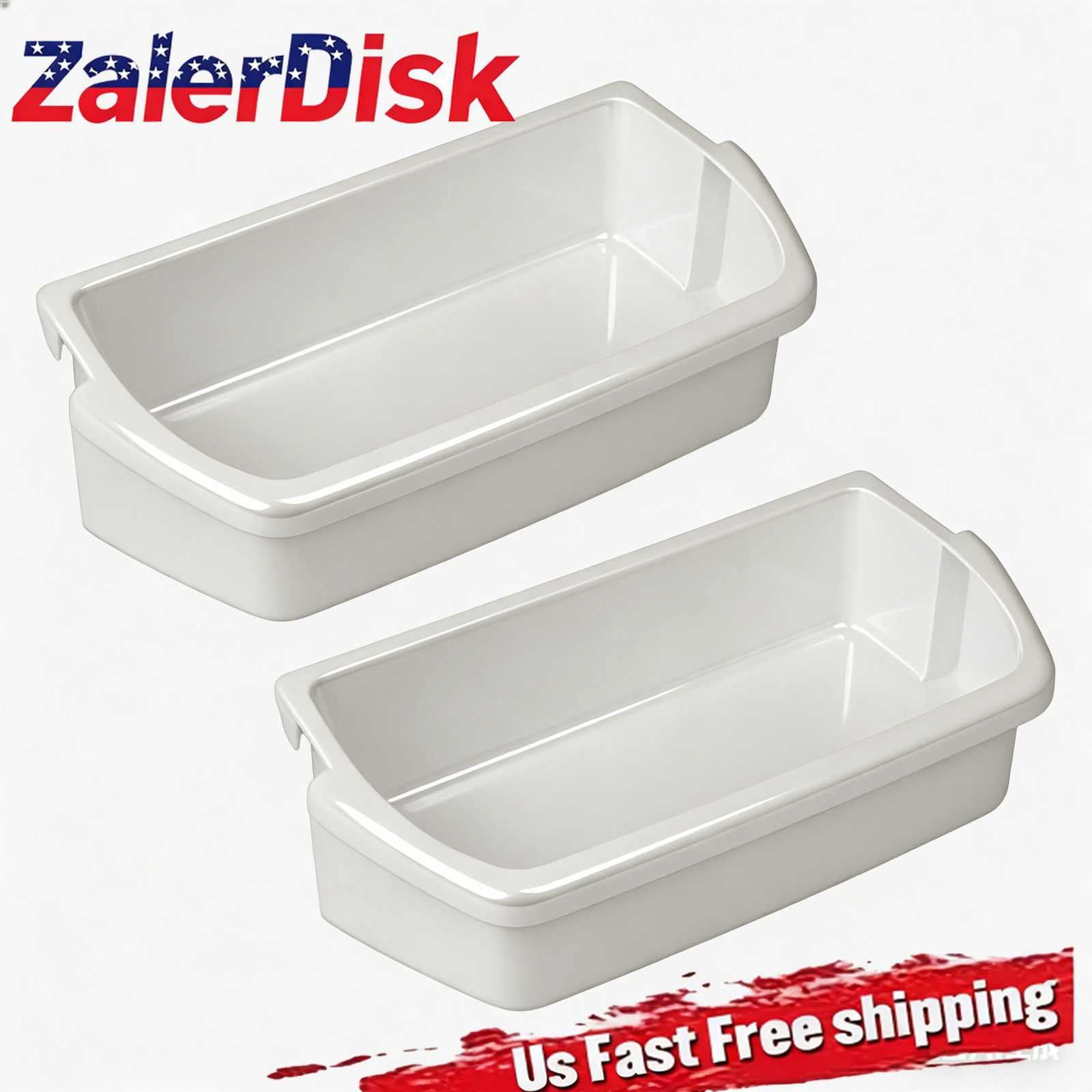 2204812 WP2204812 2PC Refrigerator Door Bin Shelf for Whirlpool Kenmore US Ship