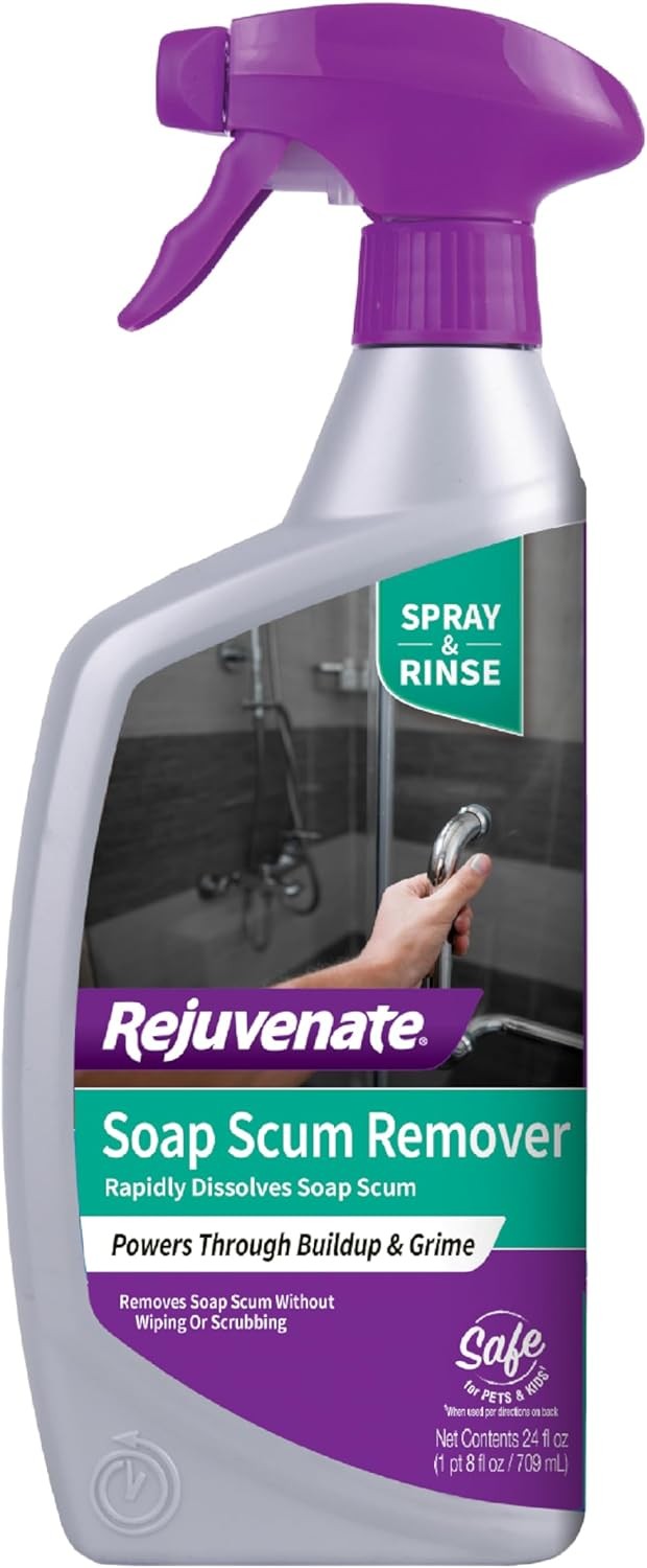 Soap Scum Remover Easily Dissoes Soap Scum Without Scrubbing,
