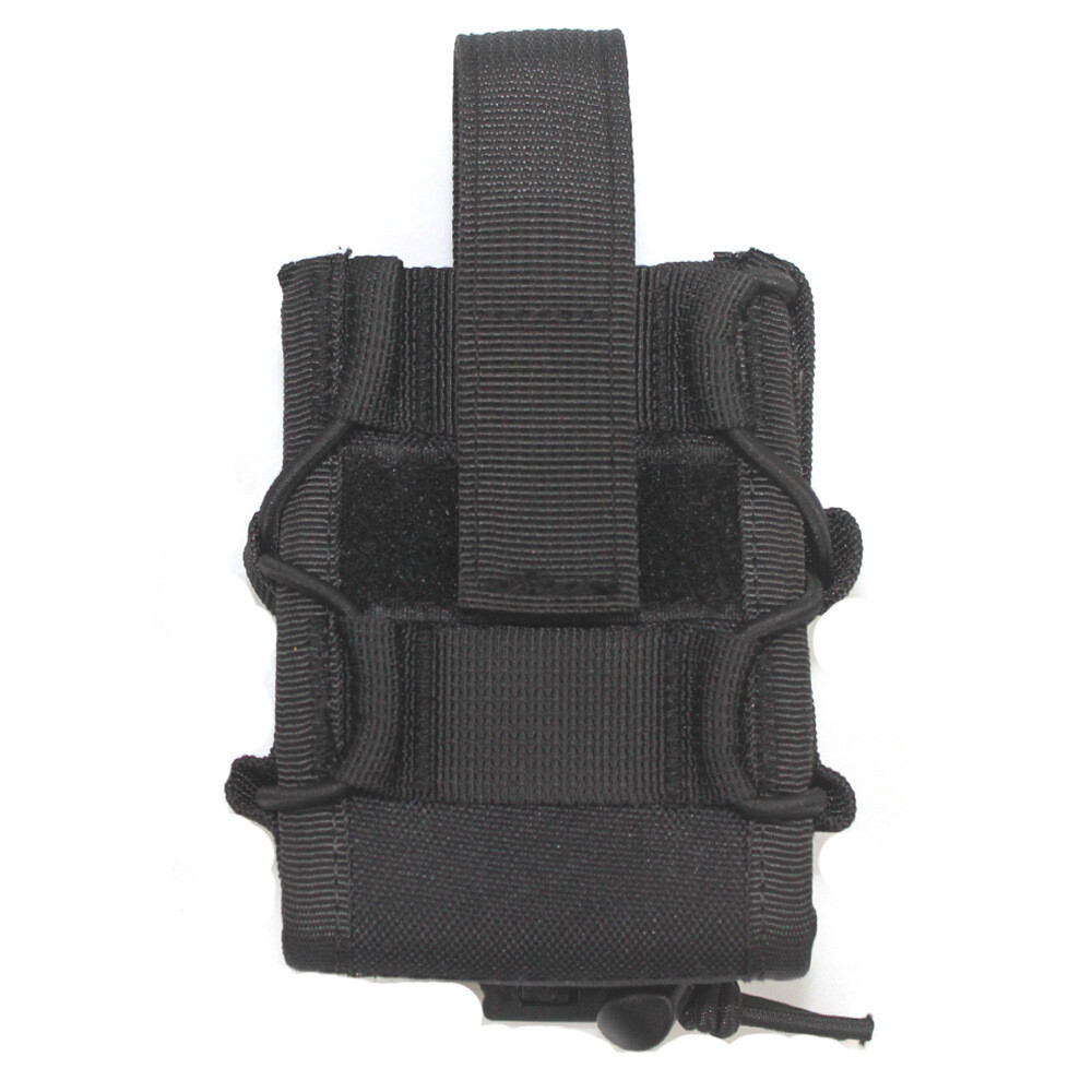 2pcs Molle Handcuff Case Open Top Handcuff Holder and Clip Strap Accessories