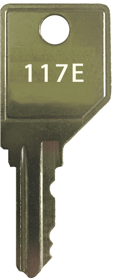 HON 117E File Cabinet, Desk, Cubicle, Mobile Pedestal Replacement Key