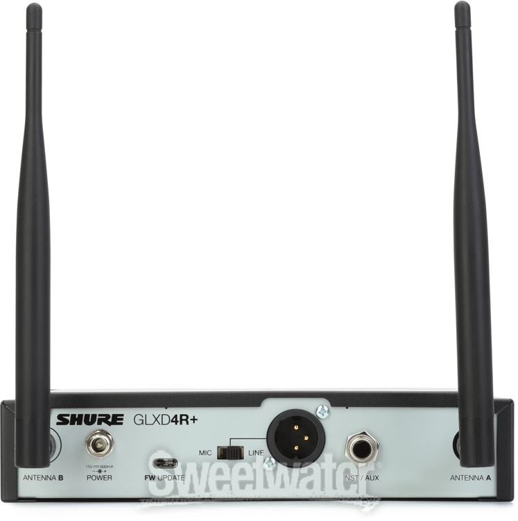 Shure GLXD4R+ Digital Wireless Rackmount Receiver