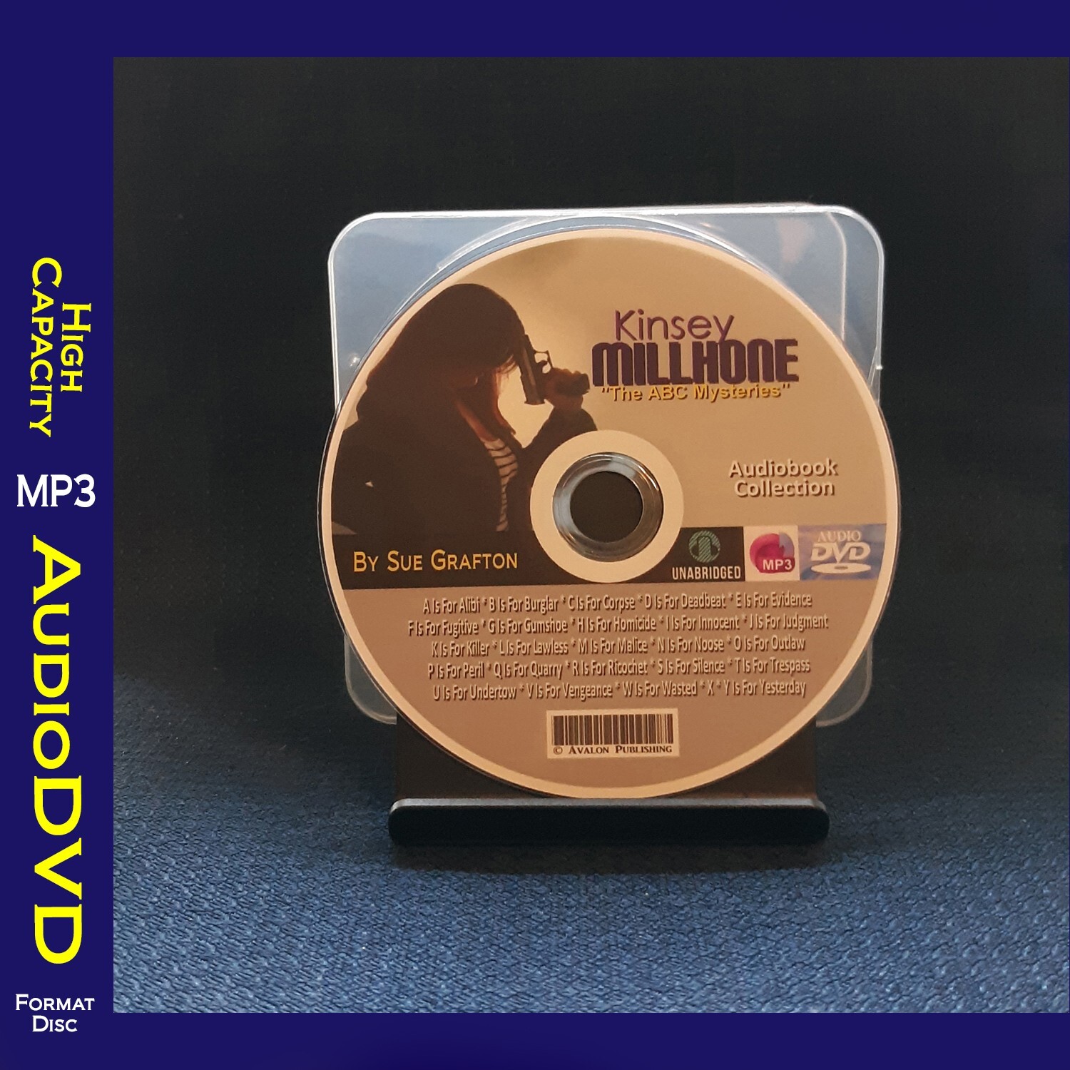 The KINSEY MILLHONE Series By Sue Grafton - 25 MP3 Audiobook Collection
