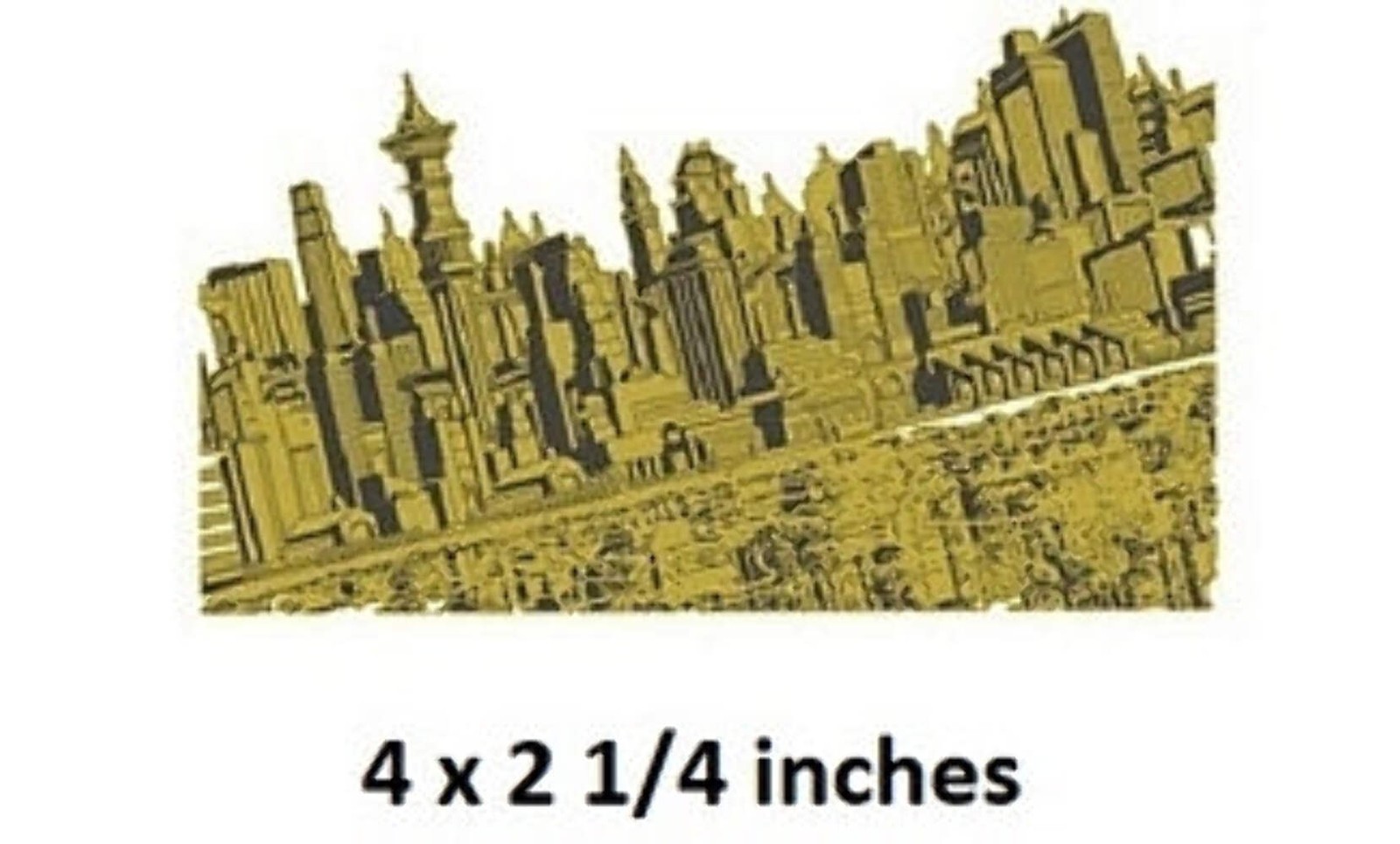 Metropolis Cityscape Wall Decal Classic Superman Removable Sticker Art DC Comics