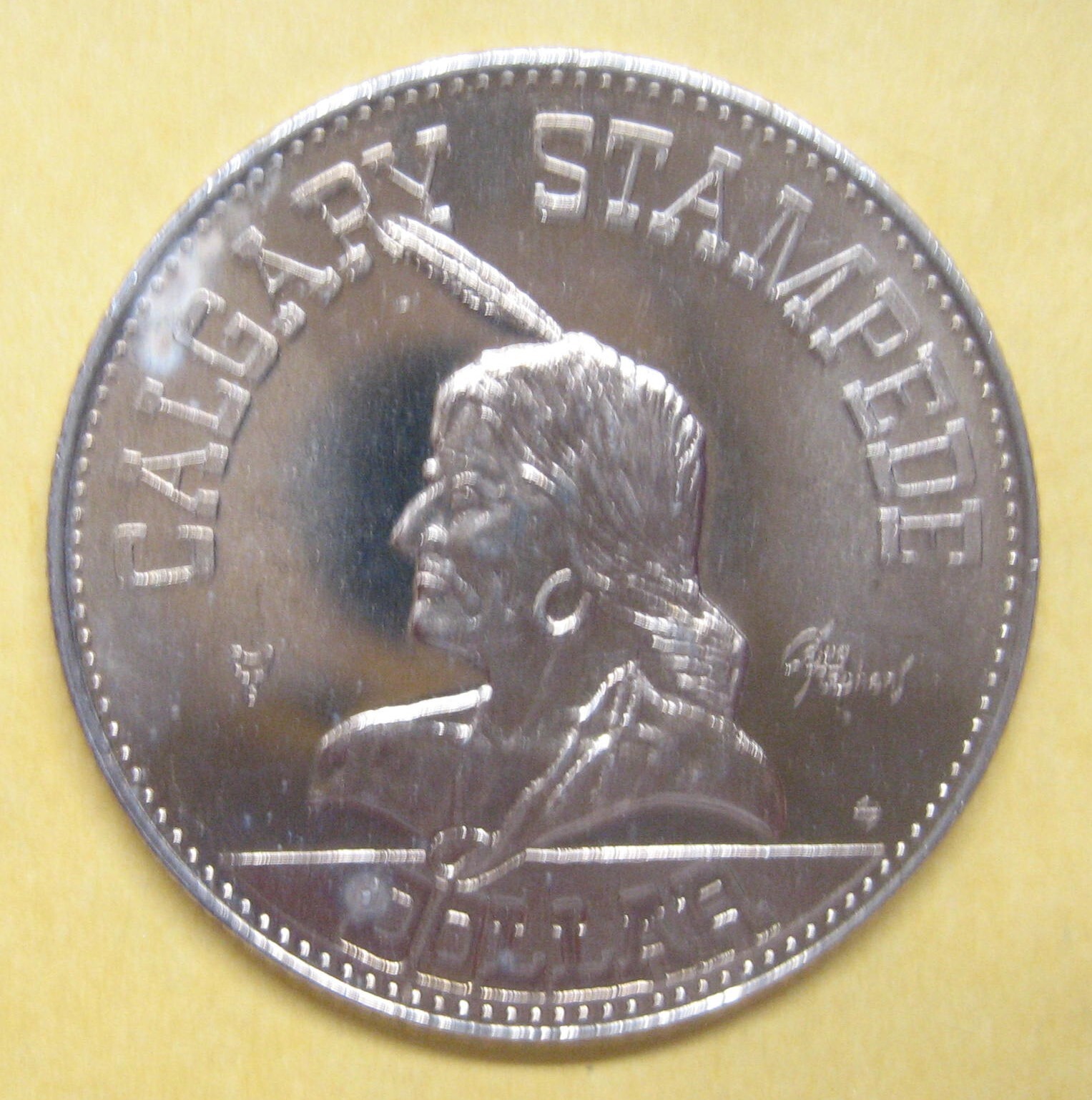 1977 Calgary Trade Dollar Take a Look