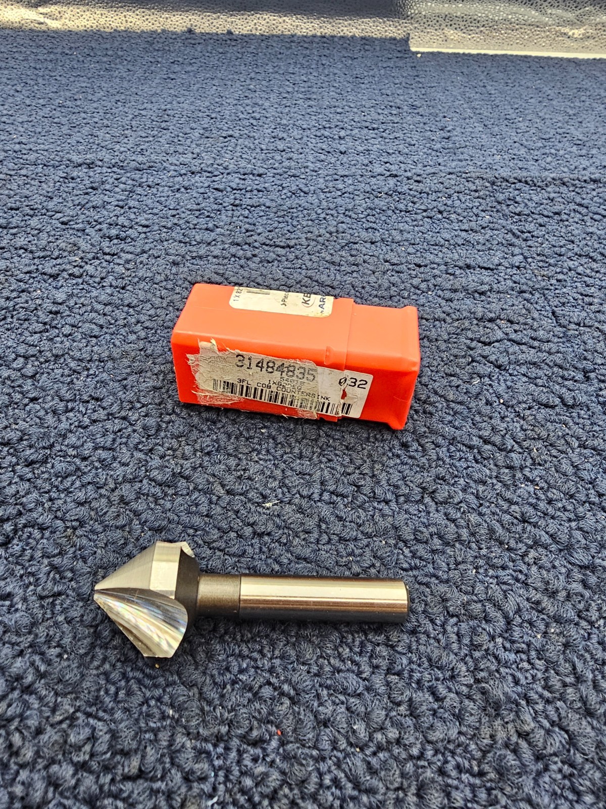 Keo 31484835 Countersink 1" Head Dia, 3 Flute, Cobalt Steel, Right Hand Cut