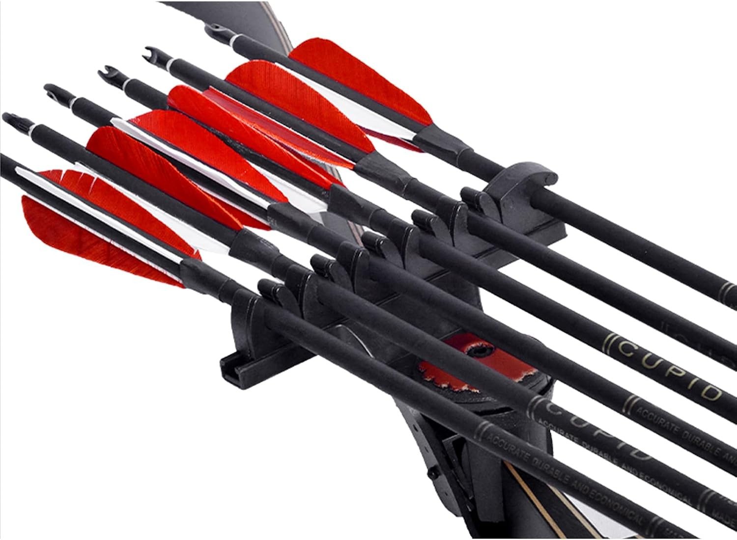 Leather Arrow Quiver for Recurve Bow with Adjustable Strap and Quick Access