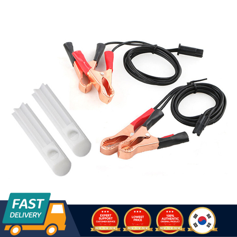 New 12V Injector Flush Adapter Car Nozzle Cleaning Kit 5 Attachment Set