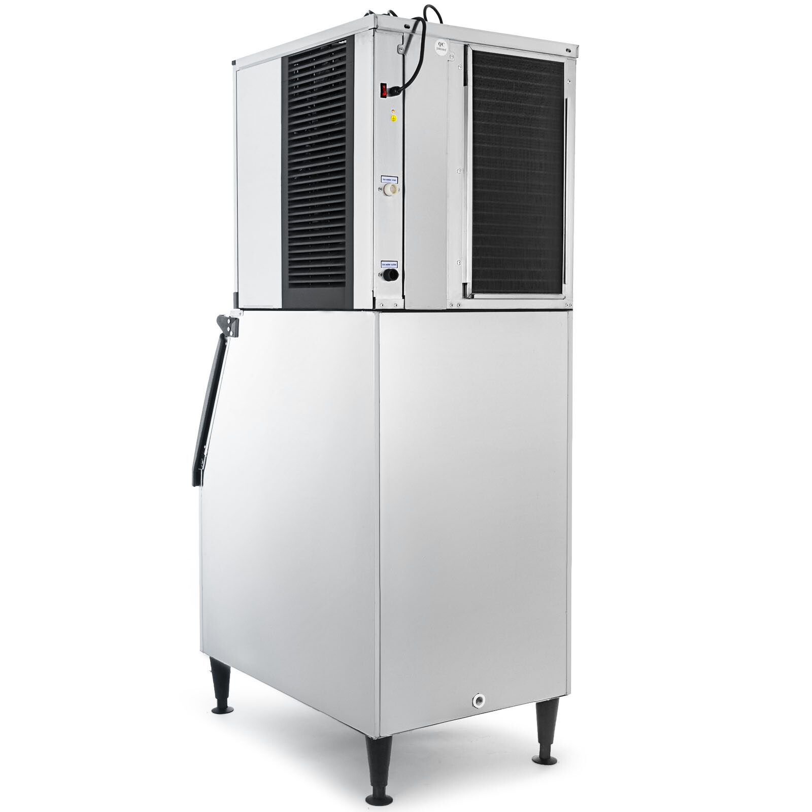220V 1000lbs/24 H Commercial Ice Maker Split Ice Cube Machine Kitchen Restaurant