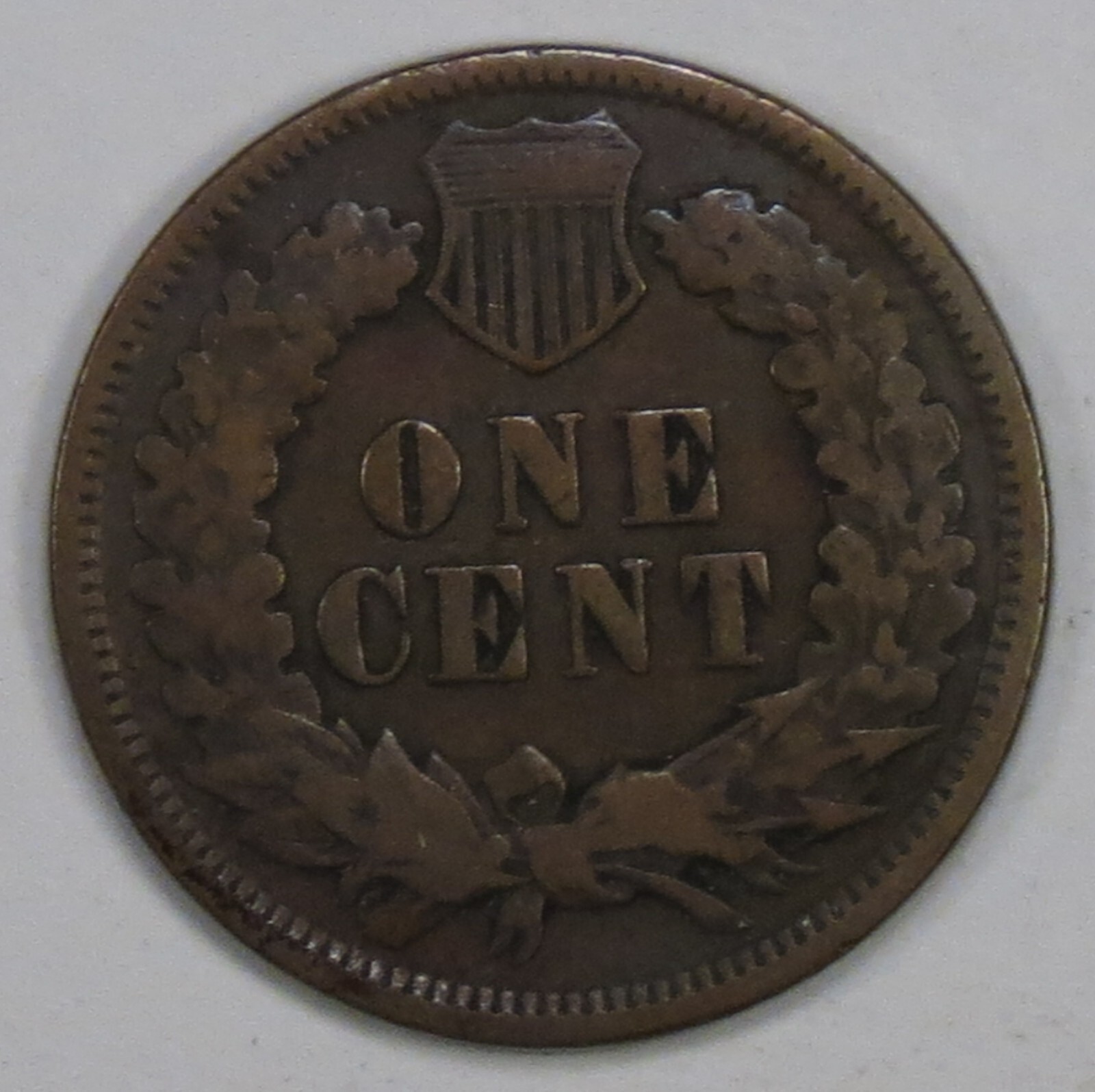 1874 Indian Cent VG