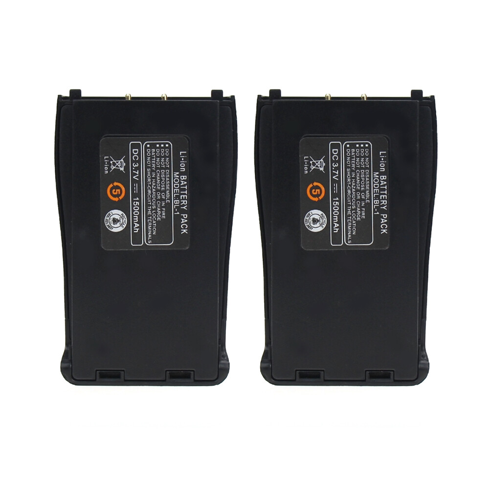 5PC Baofeng BF-888S 3.7V 1500mah Li-ion Spare Battery for BF888S Two way Radios