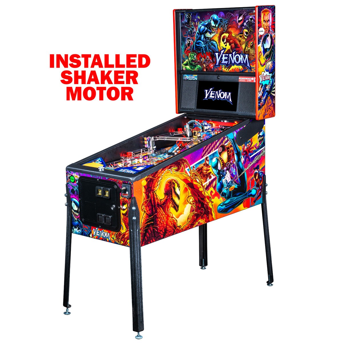 Stern Venom Premium Pinball Machine with Installed Shaker Motor