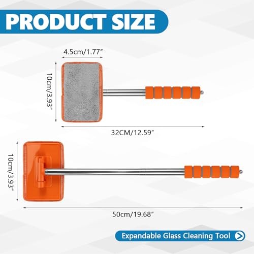 Car Windshield Cleaning Tool, Car Windshield Window Cleaner, Auto Glass Orange