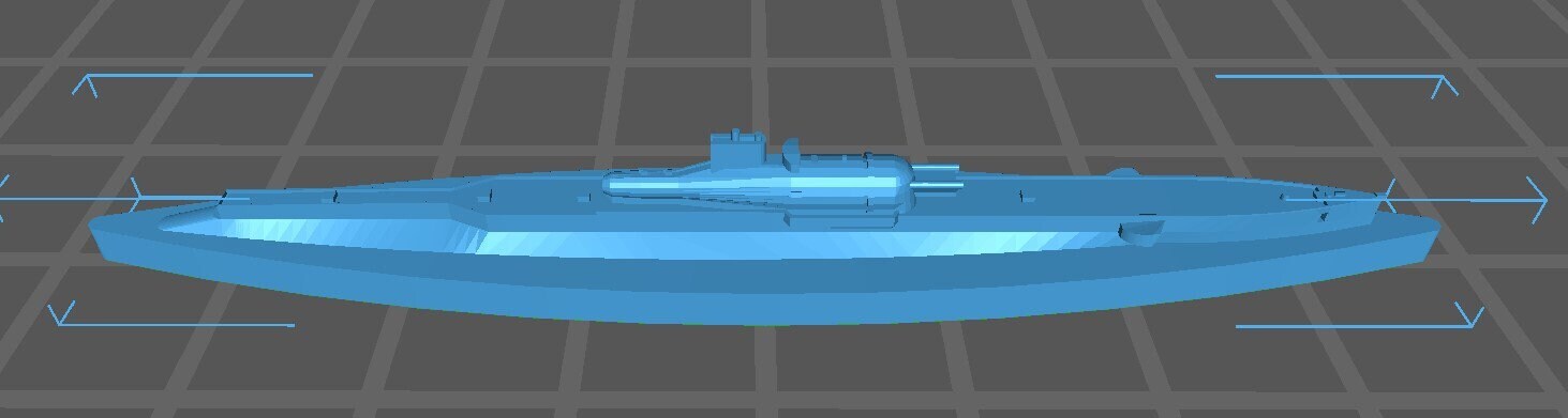 Surcouf - French Navy - Wargaming - Axis & Allies - Naval Miniature