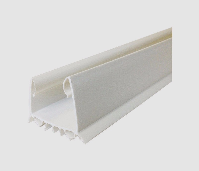 M-D White Vinyl Cinch Door Seal Air Draft For Door Bottom 3' L X 1-3/4" 1 pk
