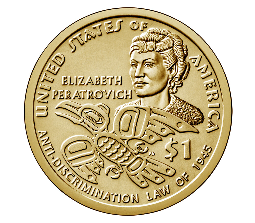 2020-D Native American Dollar Coin ( Elizabeth Peratrovich )