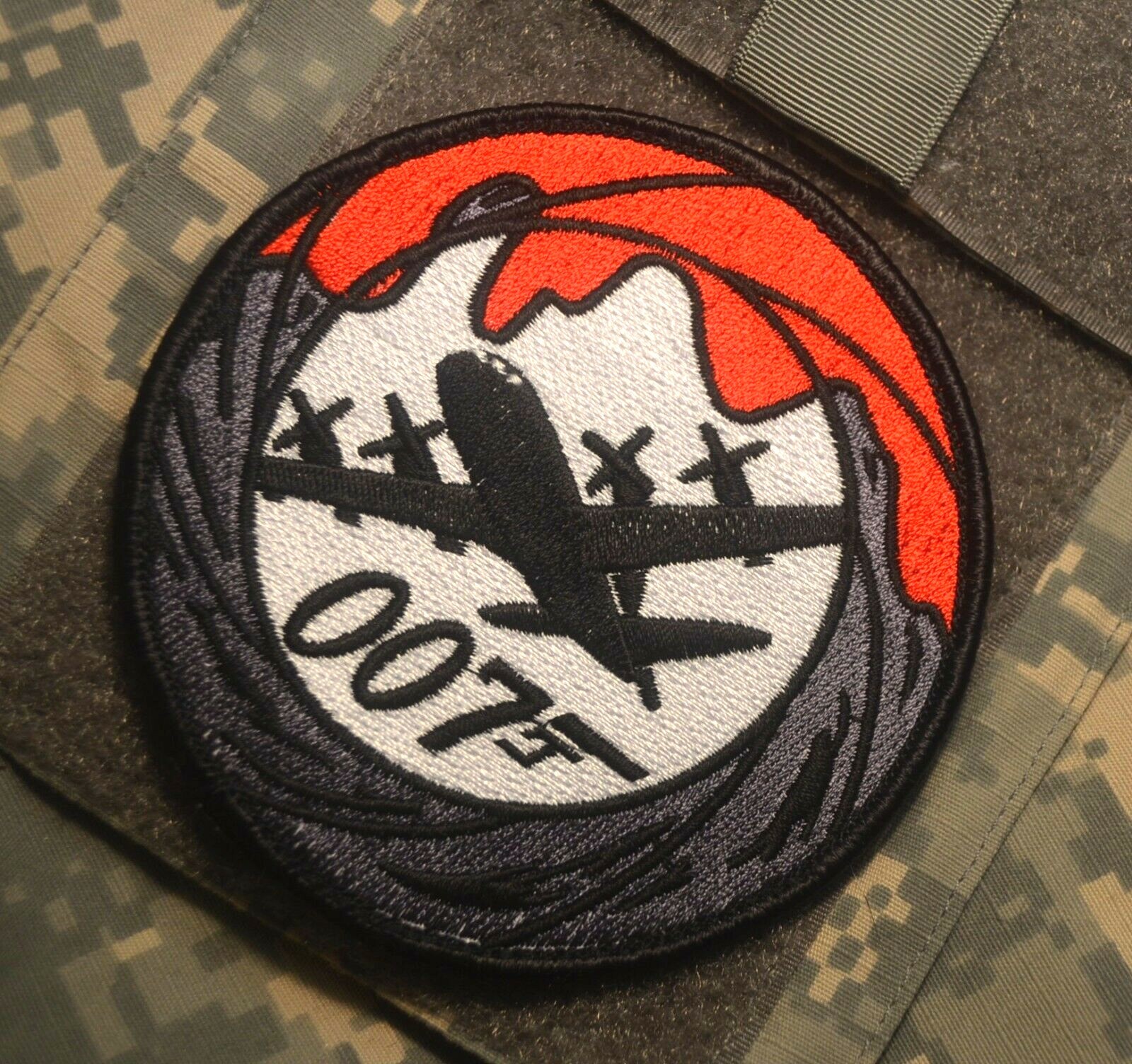US Navy P-3C Orion Maritime Patrol Aircraft Crew Member Shoulder Insignia: 007