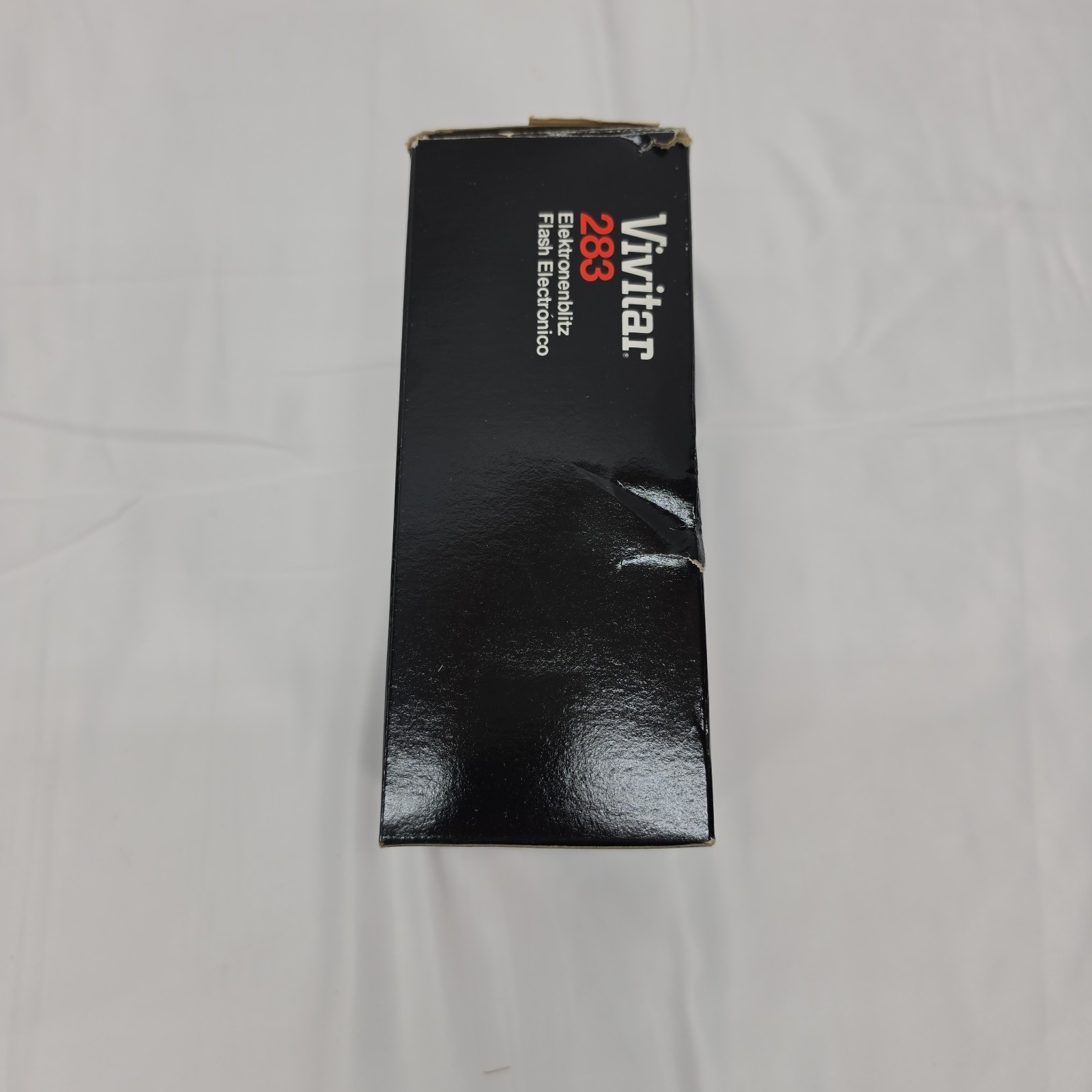 Vtg VIVITAR 283 Electronic Flash Auto Thyristor W/Box/Instruction Book Untested