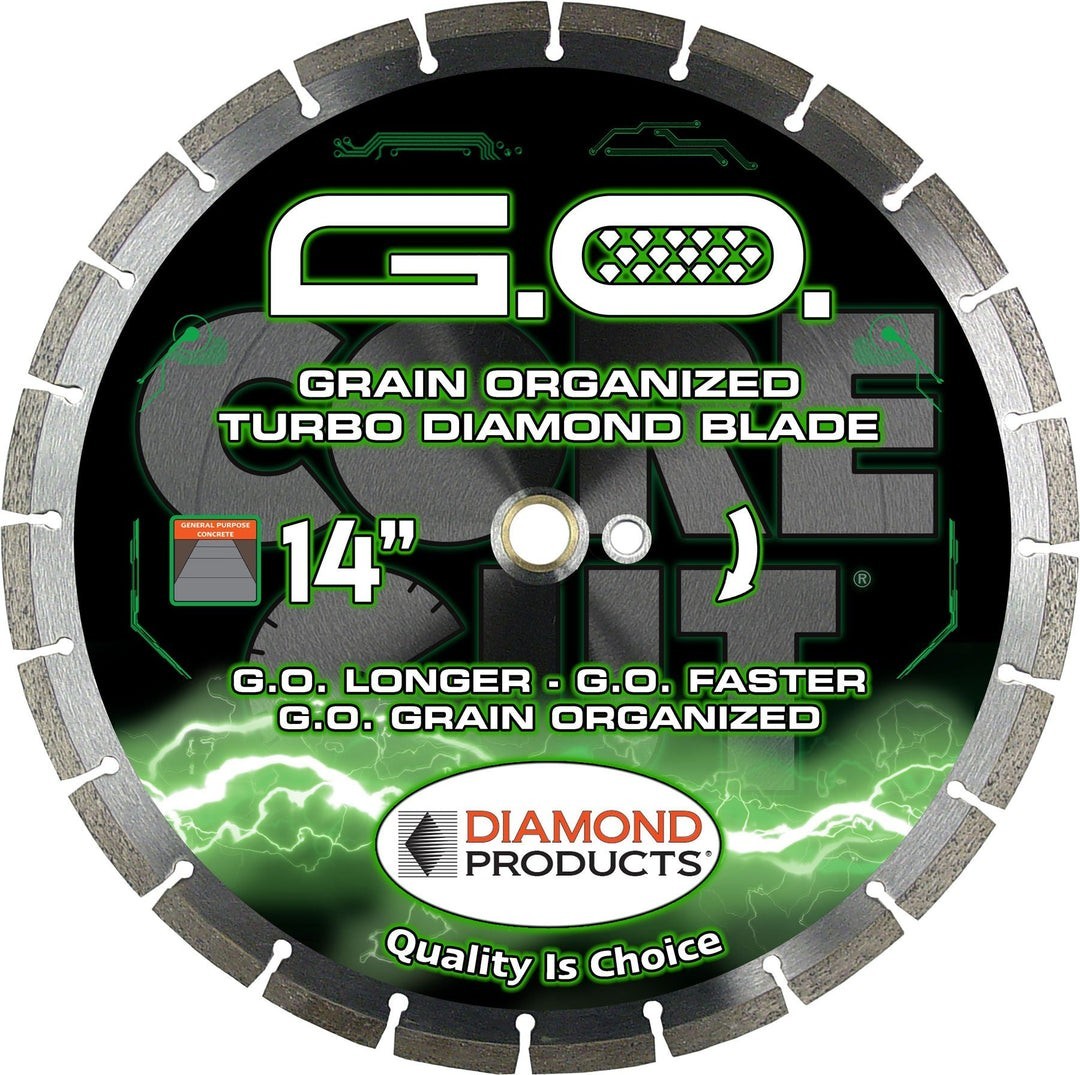 Diamond Products G.O. Grain Organized Speed Turbo Cutting Blade 14"