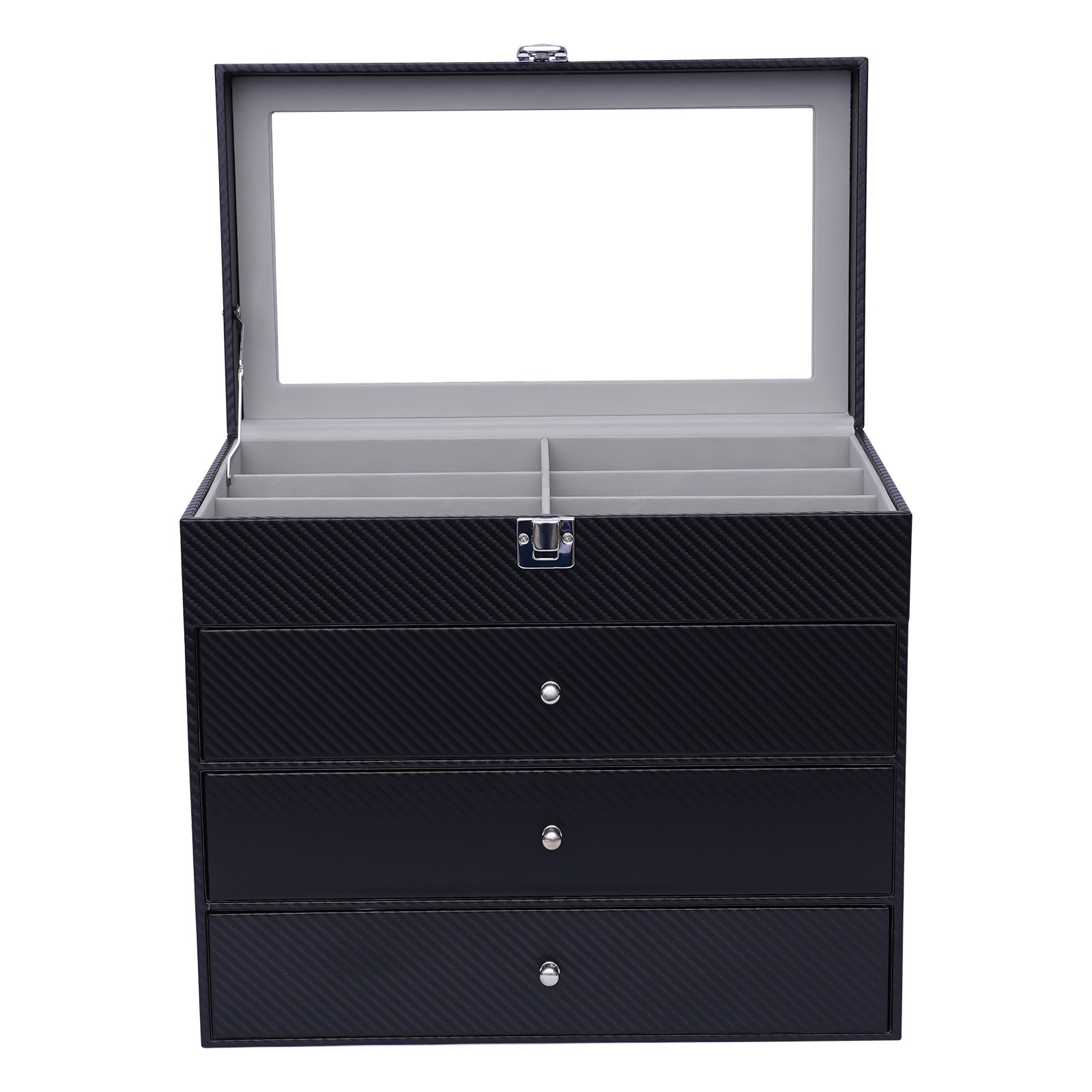 24-Slots Multiple Glasses Organizer Eyeglass Sunglass Storage Box Display Holder