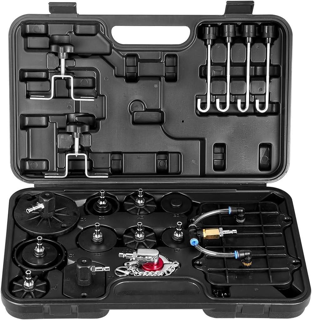 Brake Master Bleeder Kit, 12 Pcs, Professional Brake Bleeder Adapter Set with Co