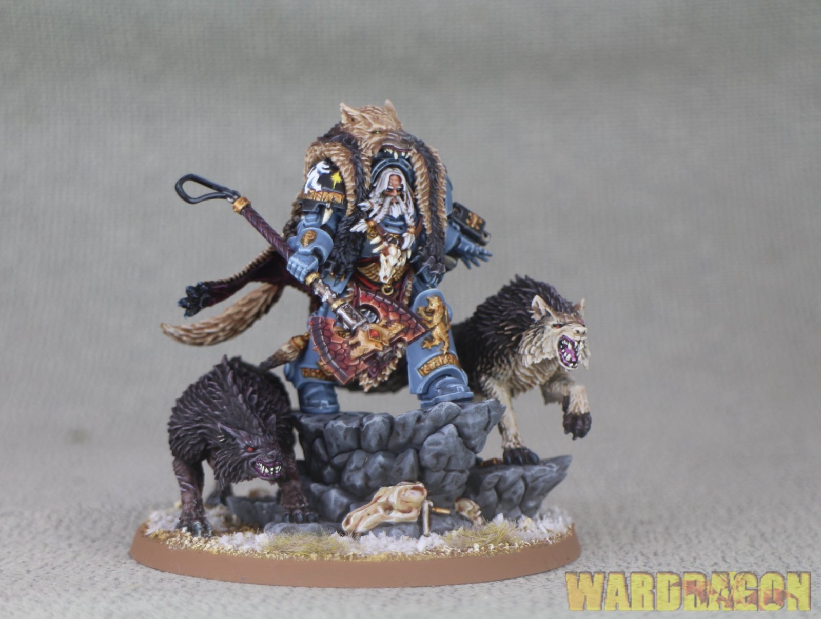 Warhammer 40K WDS painted Space Wolves Logan Grimnar e29